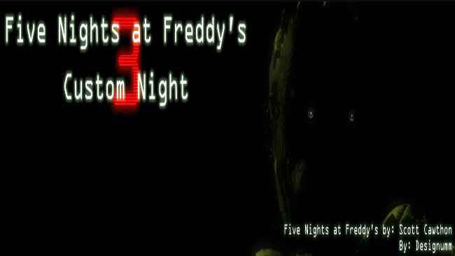 Five Nights at Freddy's 4 Custom Night UPDATE 2 (Fan-Made) by Designumm -  Game Jolt