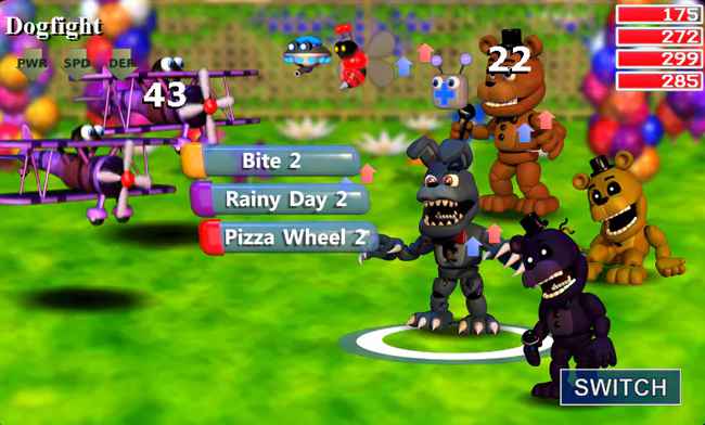 how to get all characters in fnaf world update 2 cheat