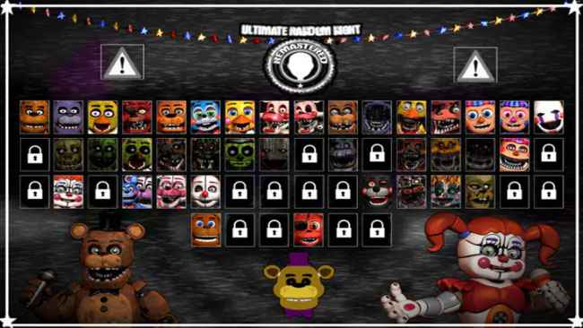 fnaf ultimate custom night demo gamejolt