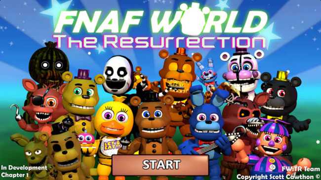 FNAF World: The Resurrection (Official) by Team Resurrection - Game Jolt